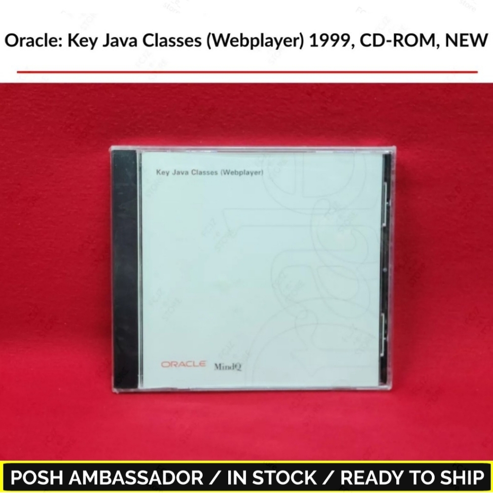 Oracle: Key Java Classes (Webplayer) 1999, CD-ROM, NEW